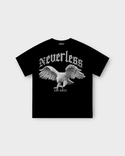 NEVERLESS EAGLE TEE BLACK