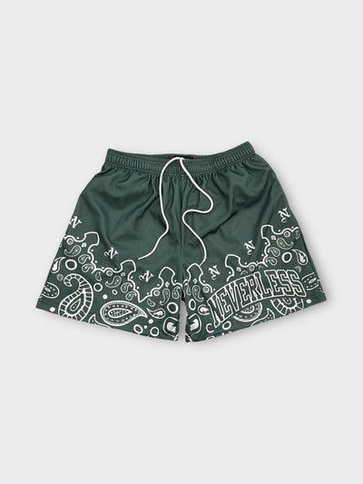 PAISLEY SHORTS GREEN