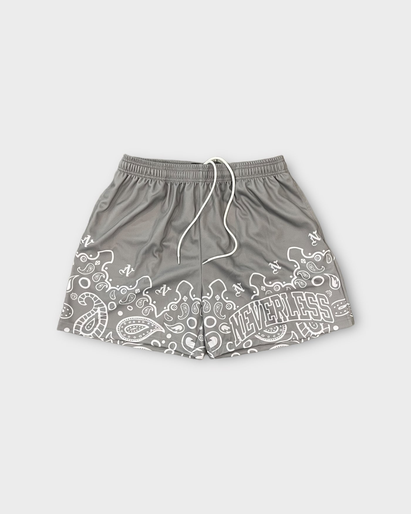 PAISLEY SHORTS GREY