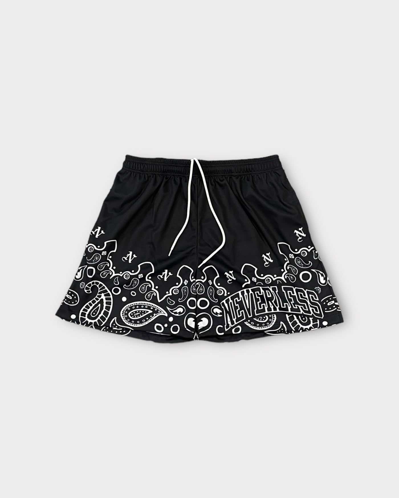 PAISLEY SHORTS BLACK