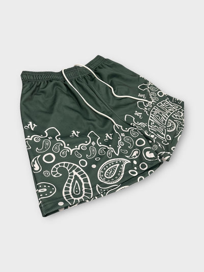 PAISLEY SHORTS GREEN