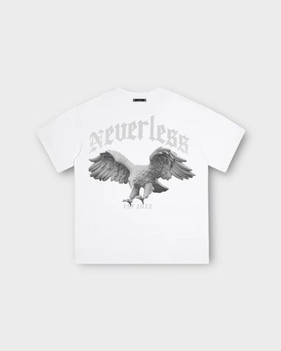 NEVERLESS EAGLE TEE WHITE