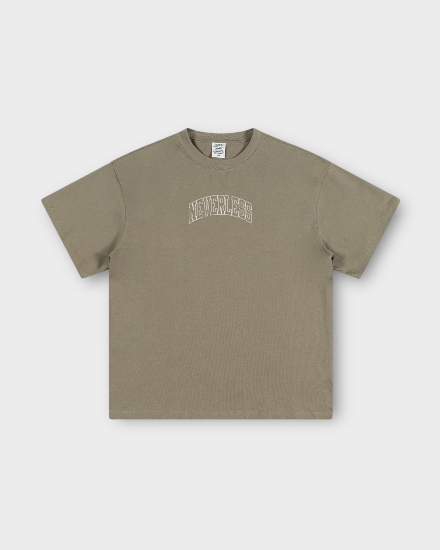 EMBROIDERED ARC LOGO TAN