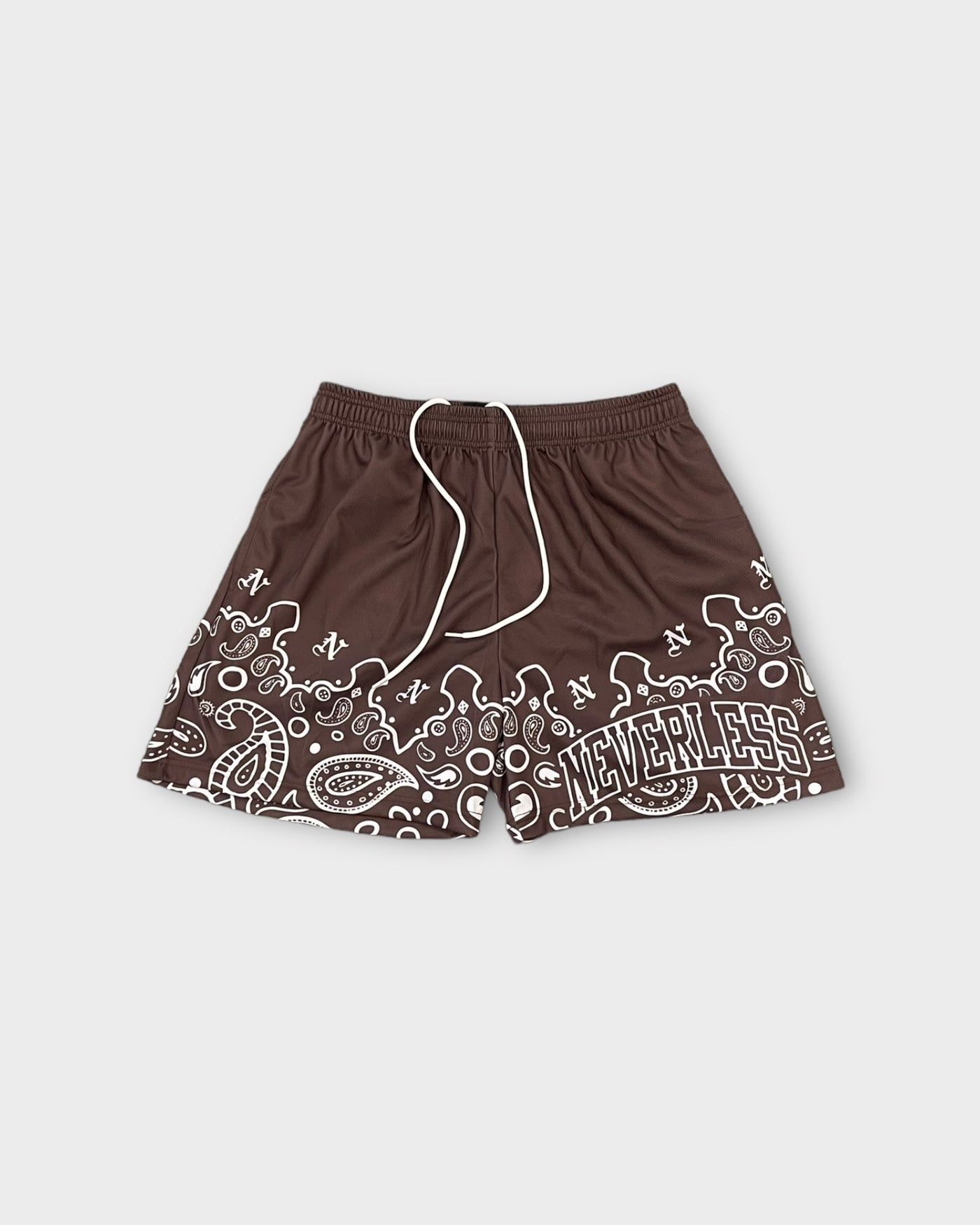 PAISLEY SHORTS BROWN